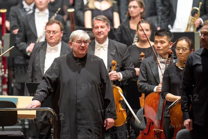 Farewell concert by Professor Mathias Breitschaft with the Rheinische Philharmonie State Orchestra in the Rhein-Mosel-HalleMusik-Institut Koblenz, Rhineland-Palatinate, Germany, Europe