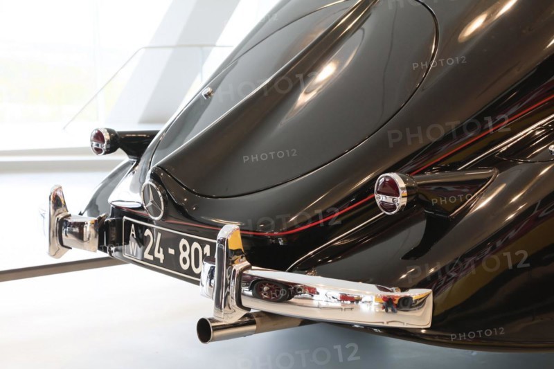 Mercedes-Benz 320 streamlined saloon from 1939, Mercedes-Benz Museum, Stuttgart, Baden-Wuerttemberg, Germany, Europe