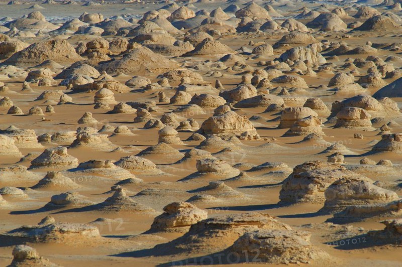 Egypt, White Desert, bizarre sandstone cliffs, Middle East, Africa