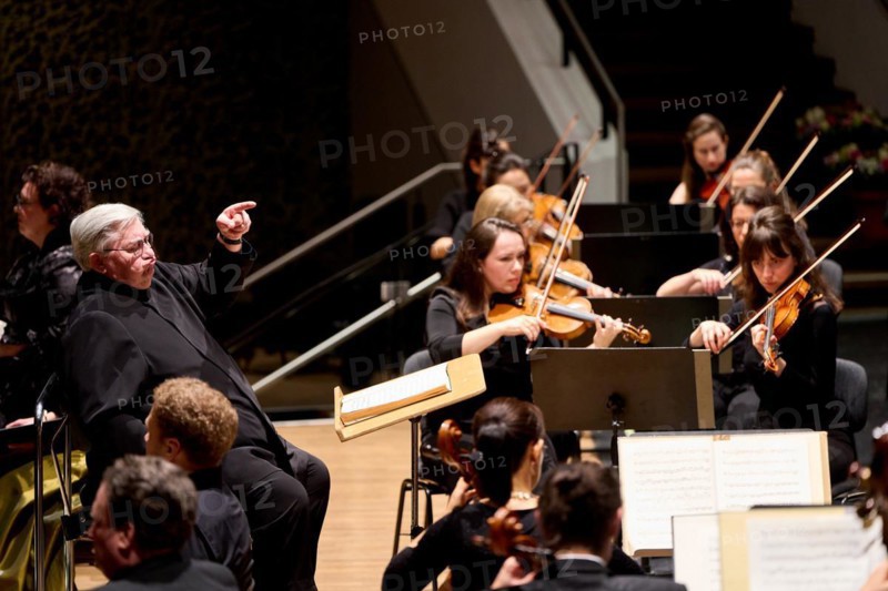 Farewell concert by Professor Mathias Breitschaft with the Rheinische Philharmonie State Orchestra in the Rhein-Mosel-HalleMusik-Institut Koblenz, Rhineland-Palatinate, Germany, Europe