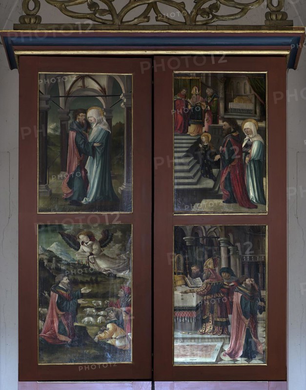 St Martin's winged altar, around 1517, St Martin's, Tauberbischofsheim, Baden-Wuerttemberg, Germany, Europe