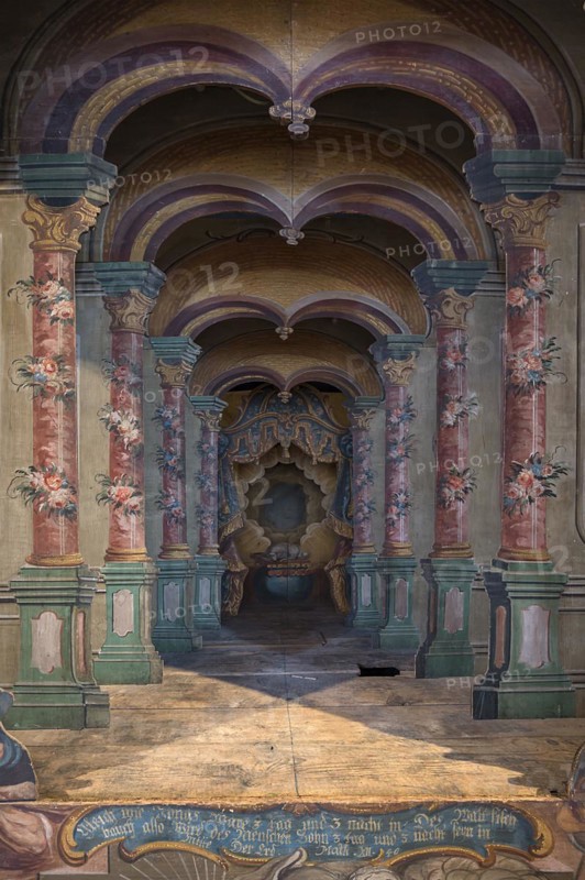 Detailed view of the Holy Sepulchre around 1750, St Oswald's Church, Baunach, Upper Franconia, Bavaria, Germany, Europe