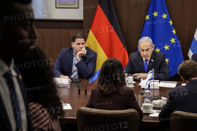 Annalena Baerbock (Alliance 90/The Greens), Federal Foreign Minister, photographed during a meeting with Benjamin Netanyahu, Prime Minister of the State of Israel, in Jerusalem, 17 April 2024. Photographed on behalf of the Federal Foreign Office