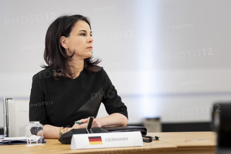 Annalena Baerbock (Alliance 90/The Greens), Federal Foreign Minister, photographed during the meeting of the G7 foreign ministers in Capri, 18 April 2024. Photographed on behalf of the Federal Foreign Office