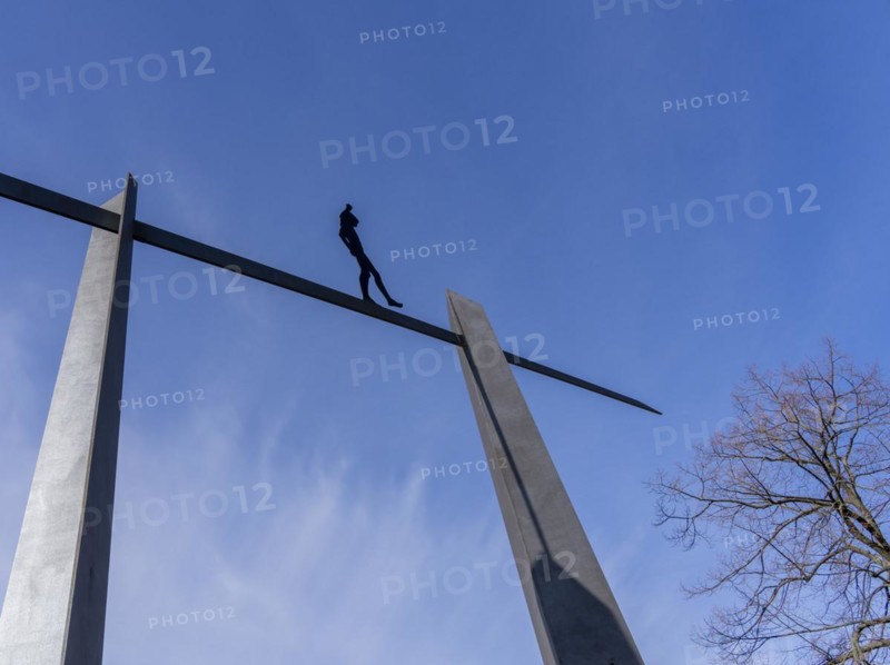 Sculpture Tor zum Prenzlauer Berg, Hubertus von der Goltz in 1999, Berlin, Germany, Europe