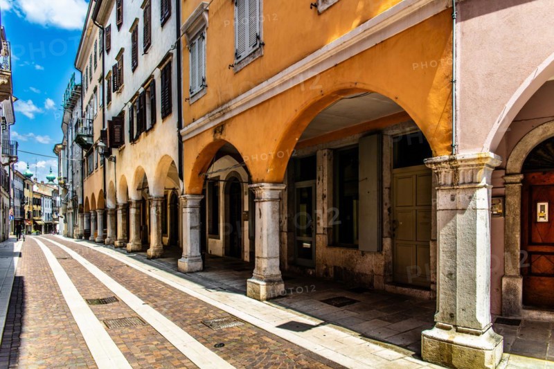 Old town centre, Gorizia, border town to Slovenia, Friuli, Italy, Gorizia, Friuli, Italy, Europe