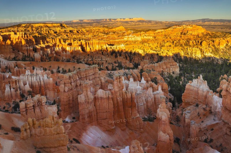 Bryce Amphitheatre at sunset, Bryce Canyon National Park, Colorado Plateau, Utah, United States, USA, Bryce Canyon, Utah, USA, North America