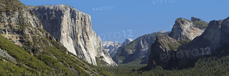 Tunnel View, Yosemite Valley with El Capitan, Yosemite National Park, California, United States, USA, Yosemite National Park, California, USA, North America
