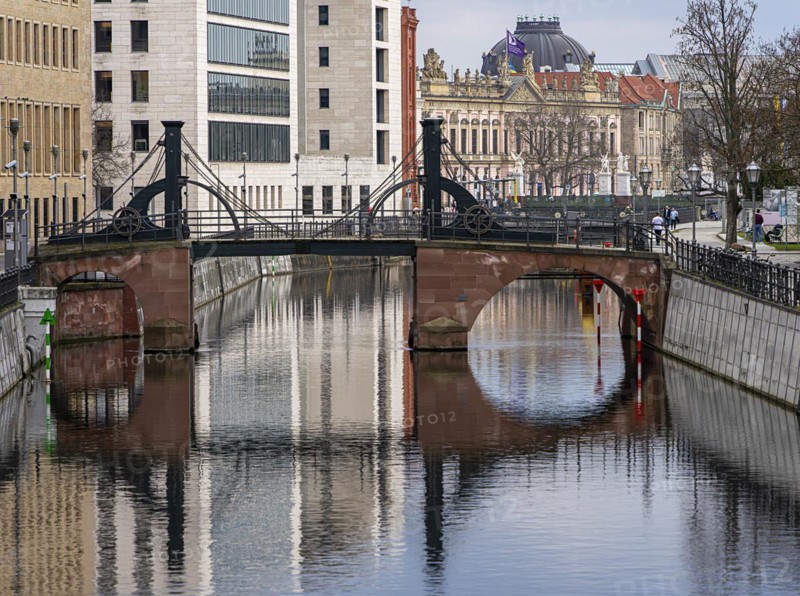 Jungfernbruecke am Kupfergraben, Berlin, Germany, Europe