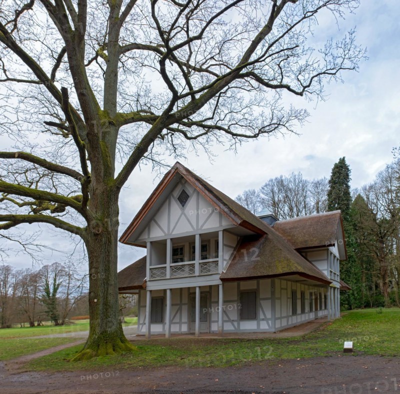 Swiss House in Ludwigslust Palace Park, built in 1789/90 as a country house for Duchess Louise, Ludwigslust, Mecklenburg-Vorpommern, Germany, Europe