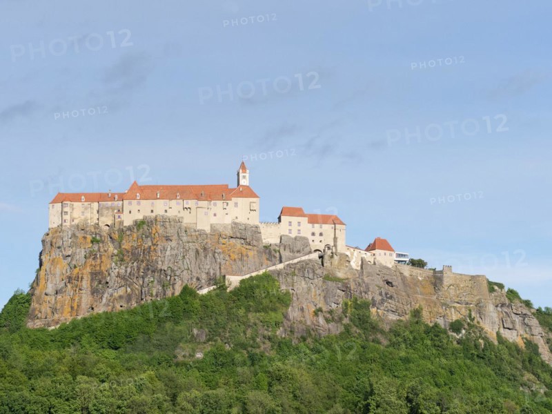 Riegersburg in the evening light, Riegersburg, Styrian volcanic region, Styria, Austria, Europe