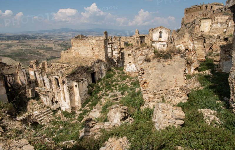 Craco, landscape, italy