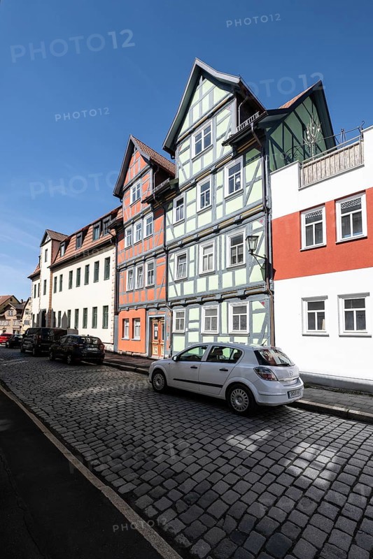 Half-timbered houses, Schmalkalden, Thuringia, Germany, Europe
