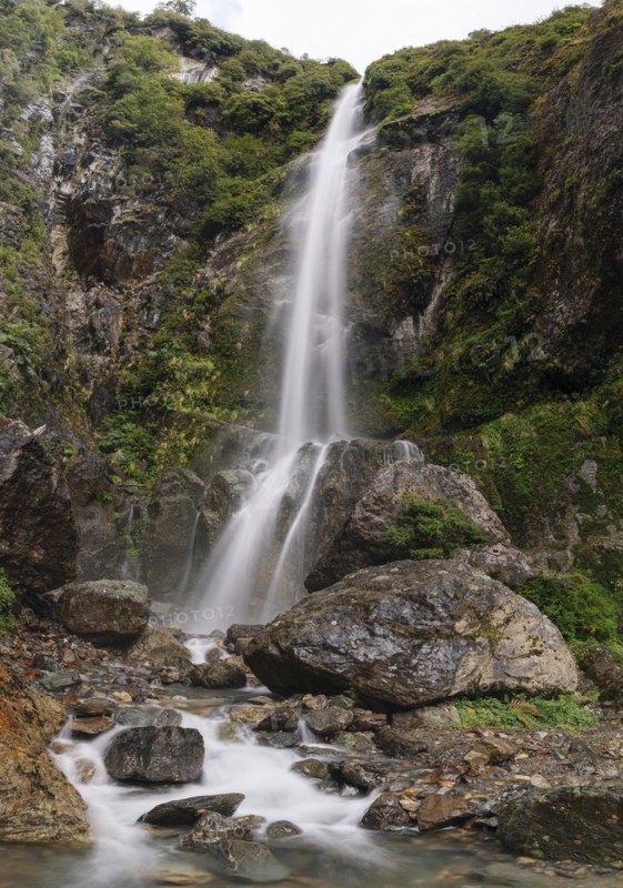 El Condor Falls, El Lobo, Carretera Austral, Cisnes, Aysen, Chile, South America