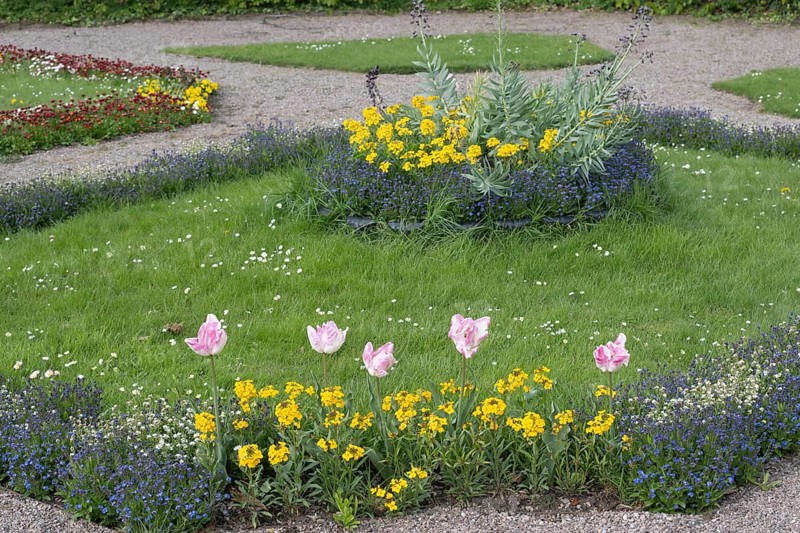 Russian Garden in the Belvedere Palace Park, Weimar, Thuringia, Germany, Europe