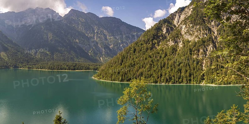Plansee and Ammergau Alps, Tyrol, Austria, Europe