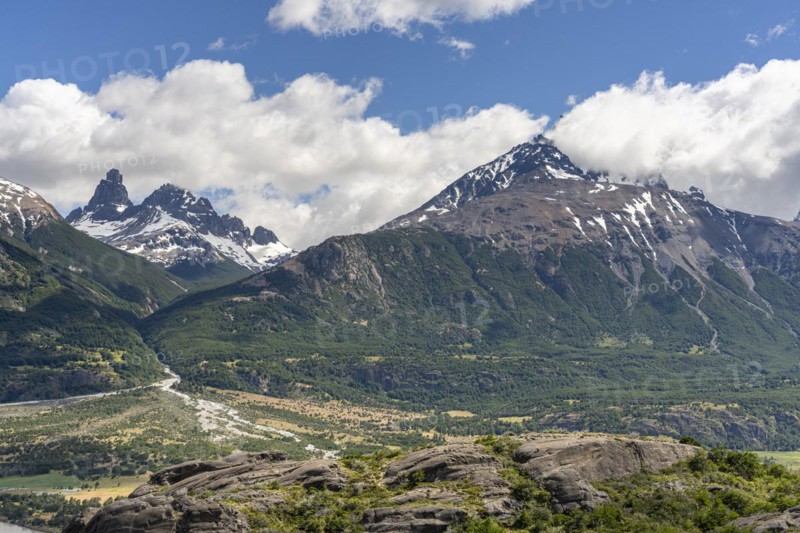 Cerro Castillo, Carretera Austral, Villa Cerro Castillo, Rio Ibanez, Aysen, Chile, South America