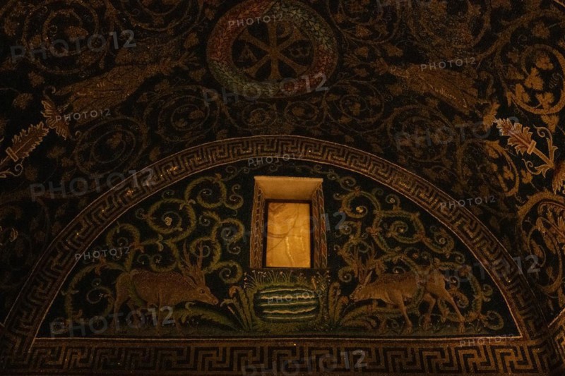 Ravenna mosaics, interior, italy