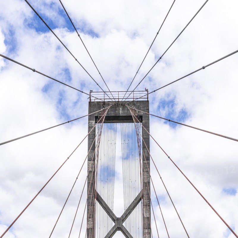 Rio Yelcho Bridge, Carretera Austral, Puerto Cardenas, Chaiten, Los Lagos, Chile, South America