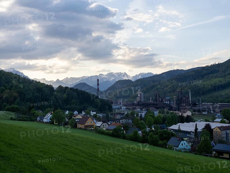 Voestalpine steelworks in the Donawitz district, known for the first application of the Linz-Donawitz process for steel production, Leoben, Styria, Austria, Europe