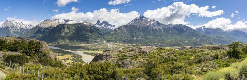 Cerro Castillo, Carretera Austral, Villa Cerro Castillo, Rio Ibanez, Aysen, Chile, South America