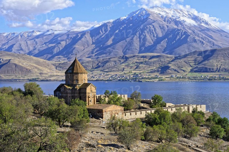 10th century Akdamar Armenian Church of the Holy Cross, Akdamar Island, Turkey, Asia