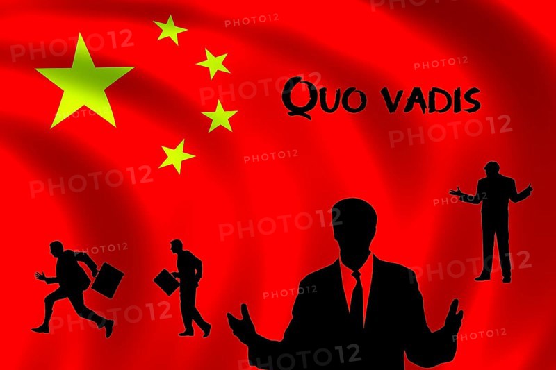 Symbolic image, China, Germany, EU, European Union, economic relations, protectionism, surveillance, social spider web, trade dispute, punitive tariffs, economic war, international markets, East-West conflict, hegemony, global economy, dominance, espionage, social media, social networks, GDPR General Data Protection Regulation, data siphoning, data collection, data sale, security, Tiktok, Huawei, Europe