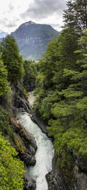 Glacial river along the Carretera AustralCarretera Austral, Coyhaique, Chile, South America