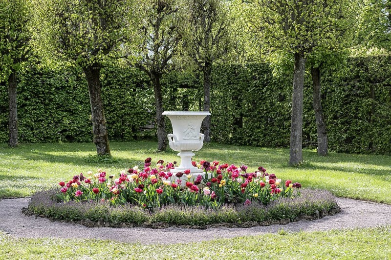 Russian Garden in the Belvedere Palace Park, Weimar, Thuringia, Germany, Europe
