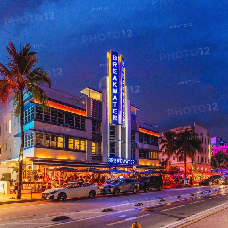 Hotel Breakwater South Beach, Ocean Drive, Miami Beach, Florida, USA, North America