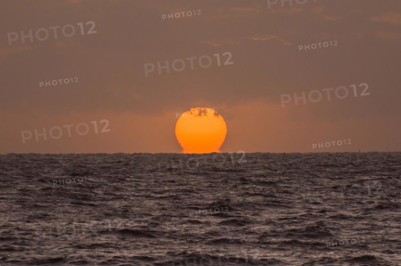 Beautiful sunset at Ramirez beach in Montevideo, Uruguay, South America