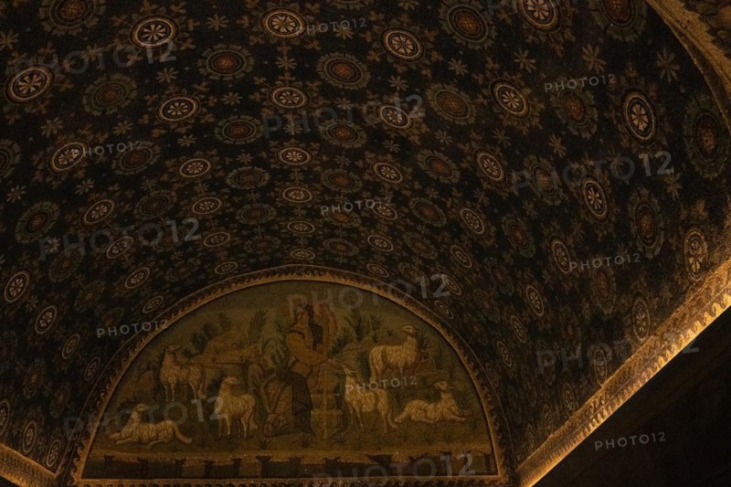 Ravenna mosaics, interior, italy
