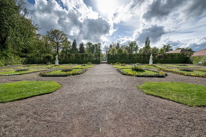 Russian Garden in the Belvedere Palace Park, Weimar, Thuringia, Germany, Europe