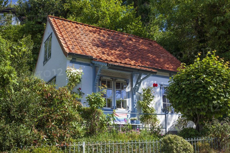 Villas in the Treppenviertel, residential building, Blankenese district, Hamburg, Germany, Europe
