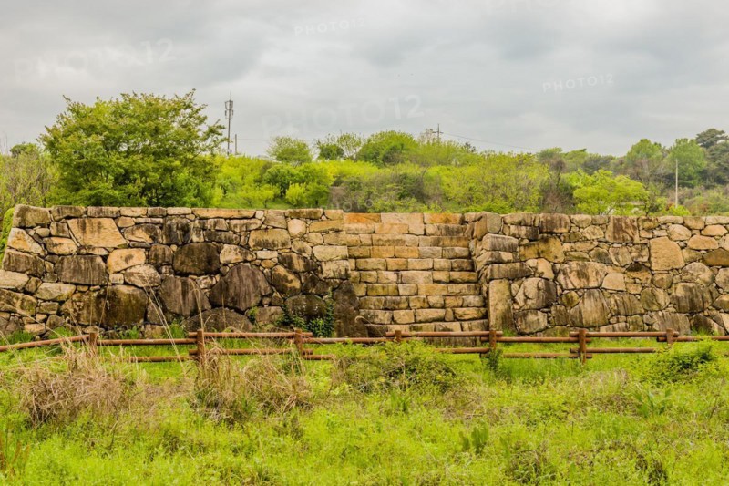 Remains of Japanese stone fortress in Suncheon, South Korea, Asia