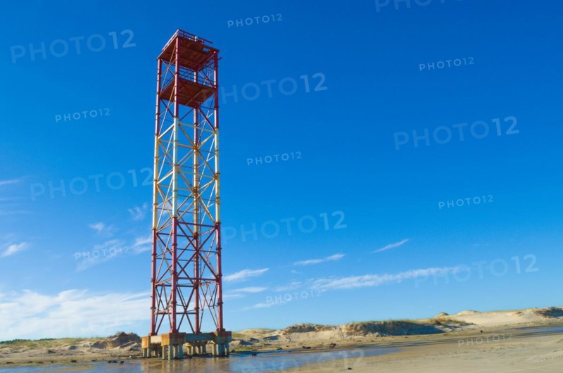 Lighthouse on the beach of Rio Grande do Sul