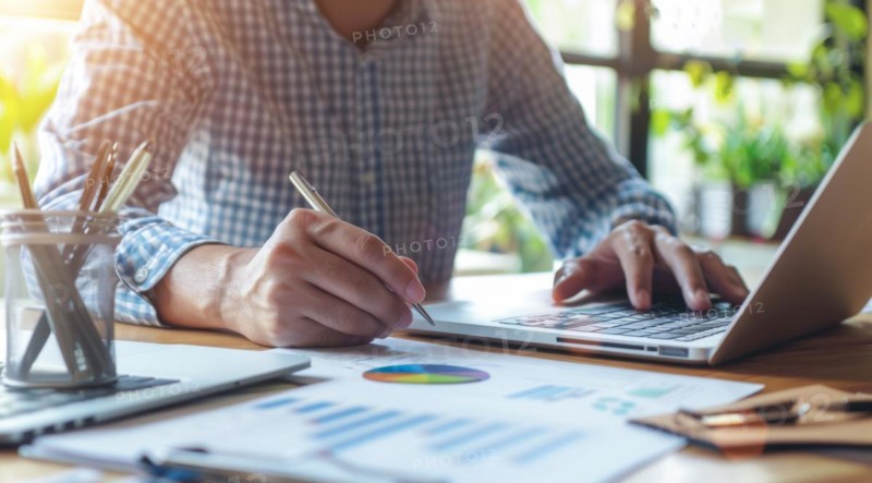 Financial planning for income investment, mortgages and retirement, AI generated