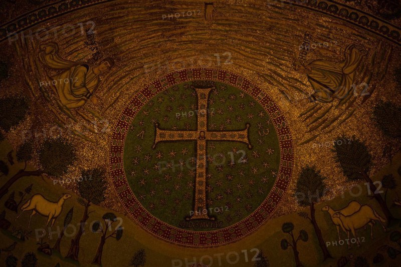 Ravenna mosaics, interior, italy