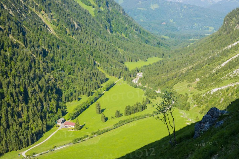 Berggasthof Oytalhaus, Oytal, near Oberstdorf, Allgaeu Alps, Allgaeu, Bavaria, Germany, Europe