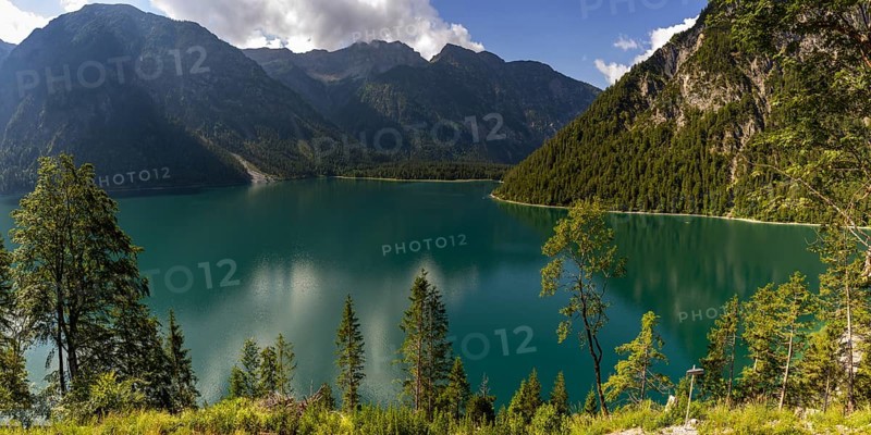 Plansee and Ammergau Alps, Tyrol, Austria, Europe