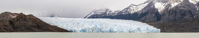 Grey Glacier, Torres de Paine, Magallanes and Chilean Antarctica, Chile, South America