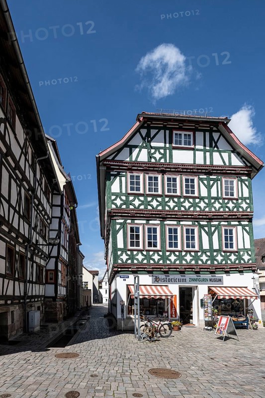Half-timbered houses, Schmalkalden, Thuringia, Germany, Europe