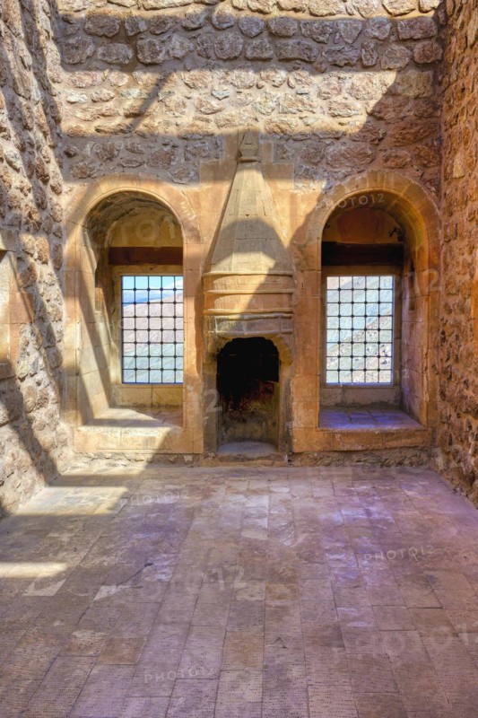 Ishak Pasha palace, Harem rooms, Dogubayazit, Turkey, Asia