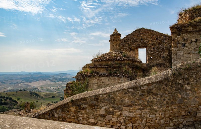 Craco, landscape, italy