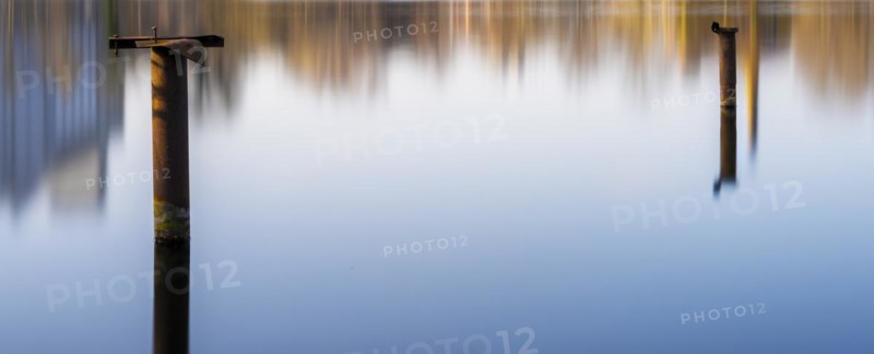 Long exposure at the Havel in Berlin Spandau, Germany, Europe