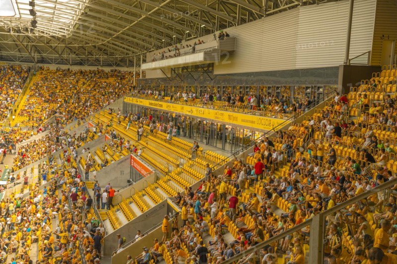 Gluecksgas-Stadion, Dynamo Dresden football stadium, Dresden, Saxony, Germany, Europe