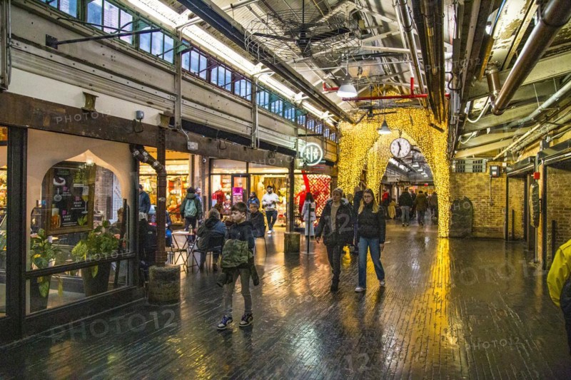 Chelsea Market, trendy food hall in the former Oreo chocolate factory, now owned by Google, Meatpacking District, Manhattan, New York City