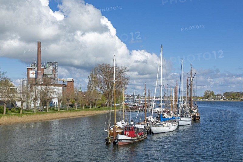 Marina, South Harbour, Kappeln, Schlei, Schleswig-Holstein, Germany, Europe