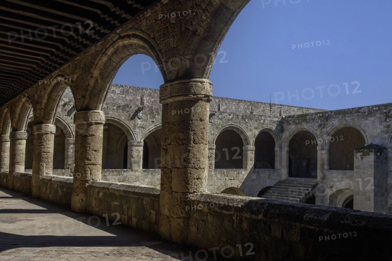 Archaeological Museum, former hospital of the Order of St John, 15th century, Old Town, Rhodes Town, Greece, Europe