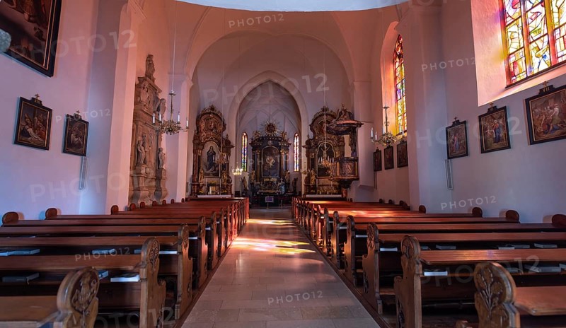 Parish church, Riegersburg, interior view